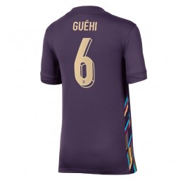 Engeland Marc Guehi #6 Uit tenue Dames EK 2024 Korte Mouw